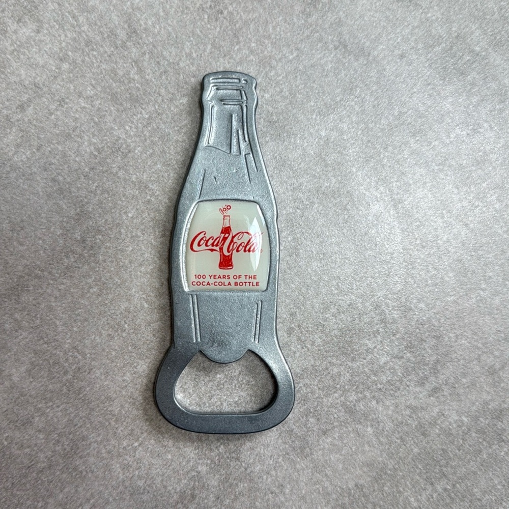 Vintage Coca Cola 100 Years of the Coca Cola 4" Bottle Opener